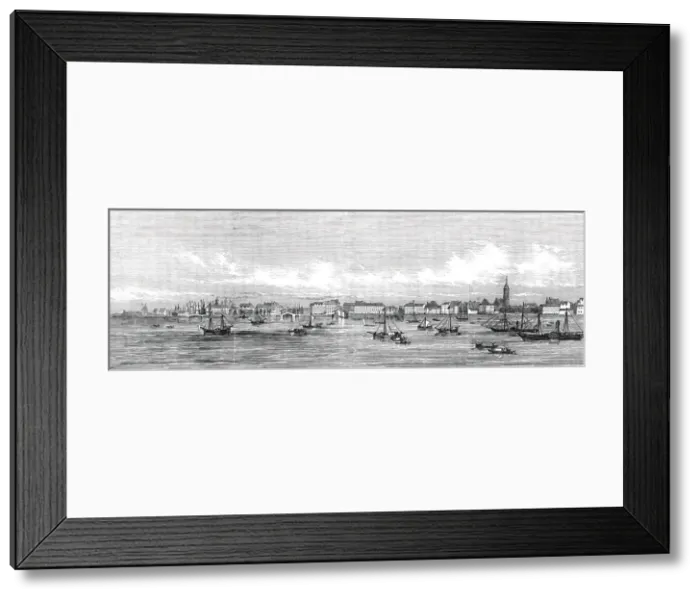 Framed Print : Panorama of the City of Antwerp, and its environs - arrival of Her Majesty, 1845 Framed Print : Panorama of the City of Antwerp, and its environs - arrival of Her Majesty, 1845