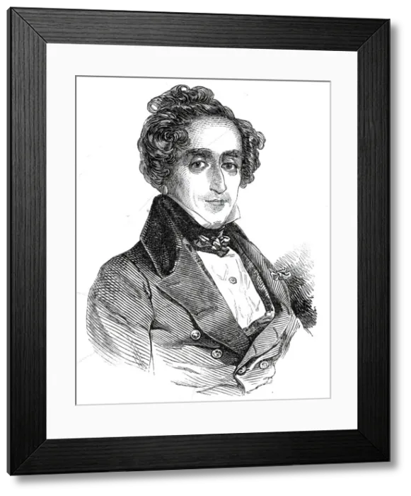 Framed Print : Meyerbeer, 1845. Creator: Unknown Framed Print : Meyerbeer, 1845. Creator: Unknown