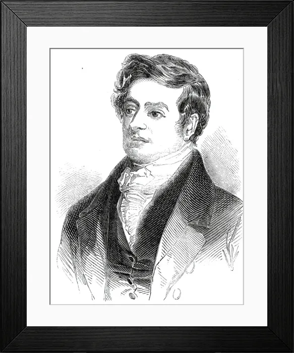 Framed Print : The late Viscount Canterbury, 1845. Creator: Unknown Framed Print : The late Viscount Canterbury, 1845. Creator: Unknown