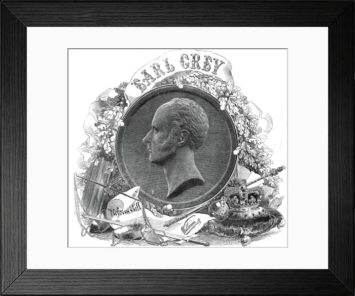 Framed Print : Earl Grey, 1845. Creator: Unknown Framed Print : Earl Grey, 1845. Creator: Unknown