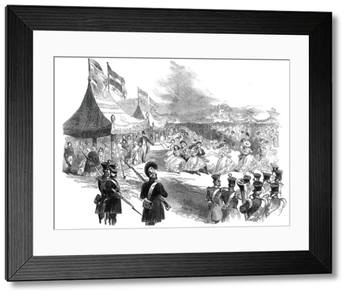 Framed Print : The Festival of St Gregory, 1845. Creator: Unknown Framed Print : The Festival of St Gregory, 1845. Creator: Unknown