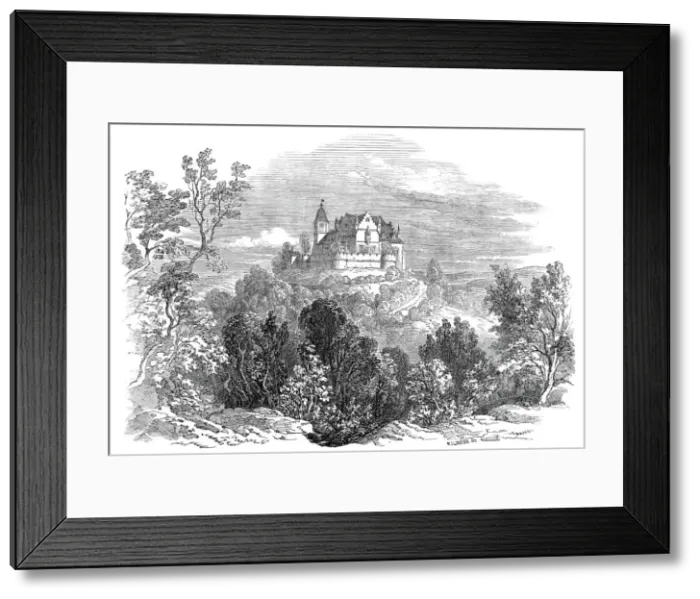 Framed Print : Schloss Kalenberg - from His Royal Highness Prince Alberts drawing, 1845 Framed Print : Schloss Kalenberg - from His Royal Highness Prince Alberts drawing, 1845