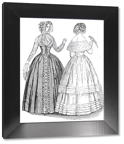 Fashions for August, 1845. Creator: Unknown