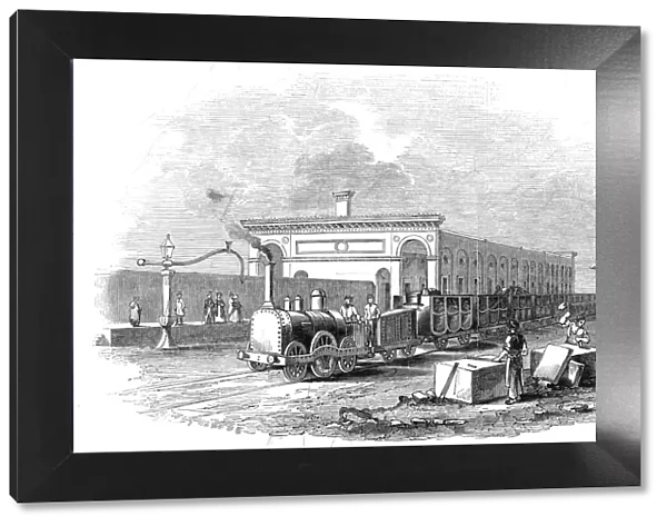 Cambridge Station, 1845. Creator: Unknown