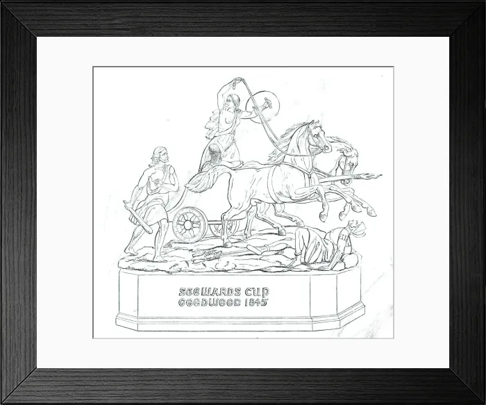 Framed Print : The Stewards Cup, 1845. Creator: Unknown Framed Print : The Stewards Cup, 1845. Creator: Unknown