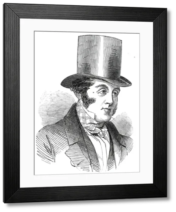 Framed Print : Mr. G. Hudson, M. P, - The Railway King, 1845. Creator: Unknown Framed Print : Mr. G. Hudson, M. P, - The Railway King, 1845. Creator: Unknown