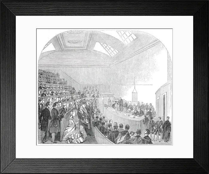 Framed Print : Capping of Doctors of Medicine, at Edinburgh, 1845. Creator: Unknown Framed Print : Capping of Doctors of Medicine, at Edinburgh, 1845. Creator: Unknown