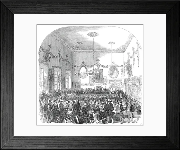 Framed Print : Meeting of the British Archaeological Institute, St. Johns Winchester, 1845 Framed Print : Meeting of the British Archaeological Institute, St. Johns Winchester, 1845