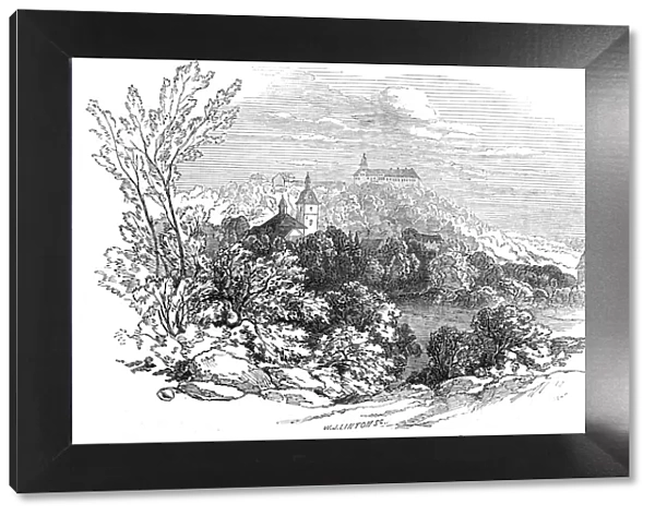 Palace of Molsdorf - from His Royal Highness Prince Alberts drawing, 1845. Creator: W. J