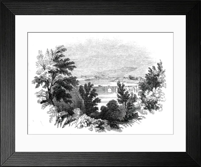 Framed Print : Sketches in Ireland - Newport-Mayo, 1845. Creator: Unknown Framed Print : Sketches in Ireland - Newport-Mayo, 1845. Creator: Unknown
