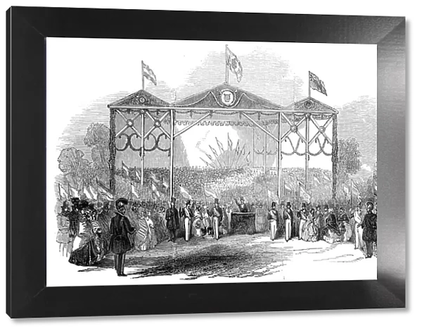 Grand Musical Festival, at Gotha, 1845. Creator: Unknown