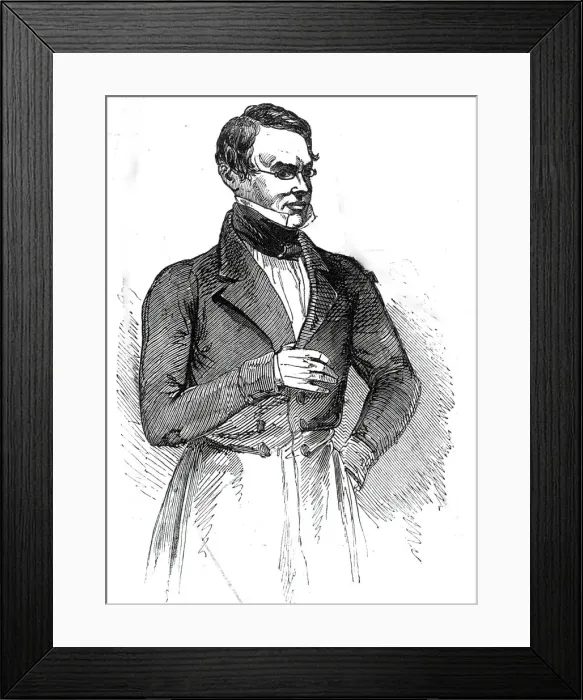 Framed Print : Mr. Miall, 1845. Creator: Unknown Framed Print : Mr. Miall, 1845. Creator: Unknown