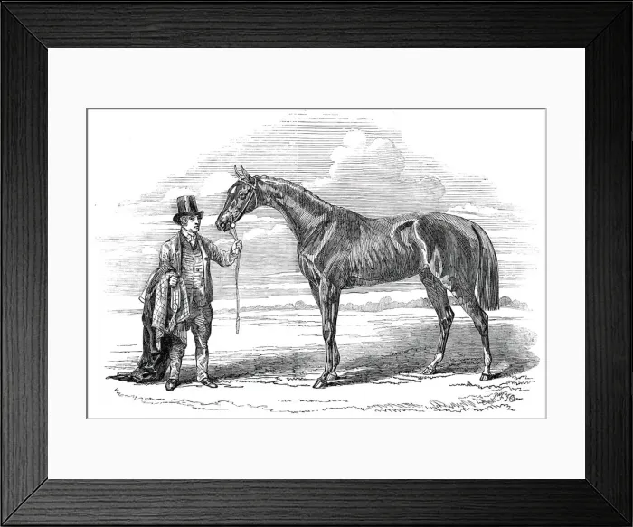 Framed Print : My Mary, winner of the Yorkshire Handicap, at Doncaster, 1845. Creator: Unknown
