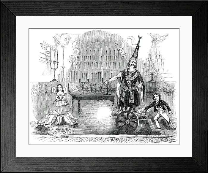 Framed Print : Monsieur Philippe, at the Strand Theatre, 1845. Creator: Unknown Framed Print : Monsieur Philippe, at the Strand Theatre, 1845. Creator: Unknown