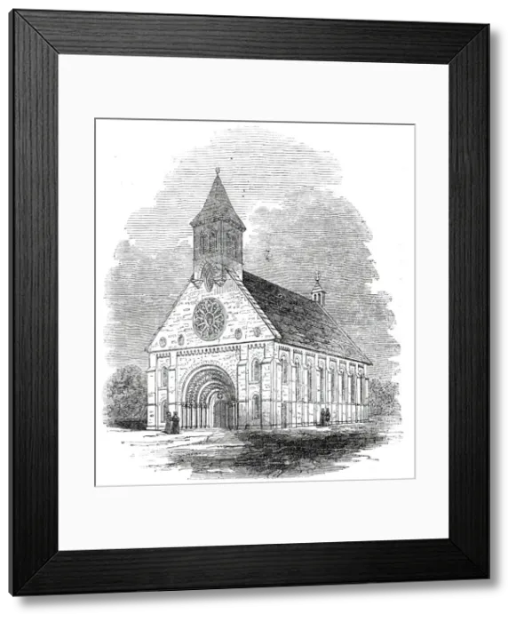 Framed Print : Hartshill Church, 1845. Creator: Unknown Framed Print : Hartshill Church, 1845. Creator: Unknown