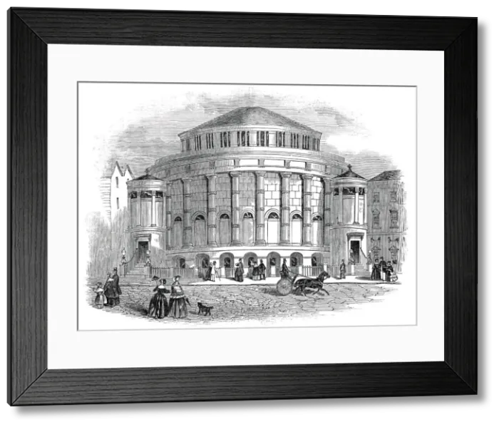 Framed Print : New Baptist Chapel, Leicester, 1845. Creator: Unknown Framed Print : New Baptist Chapel, Leicester, 1845. Creator: Unknown