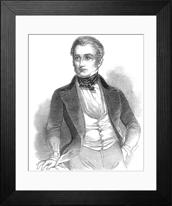 Framed Print : Monsieur Thiers, 1845. Creator: Henry Robinson Framed Print : Monsieur Thiers, 1845. Creator: Henry Robinson