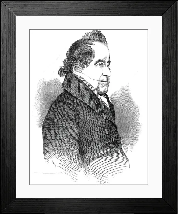 Framed Print : The late Earl Spencer - from a recent photograph, 1845. Creator: Smyth Framed Print : The late Earl Spencer - from a recent photograph, 1845. Creator: Smyth