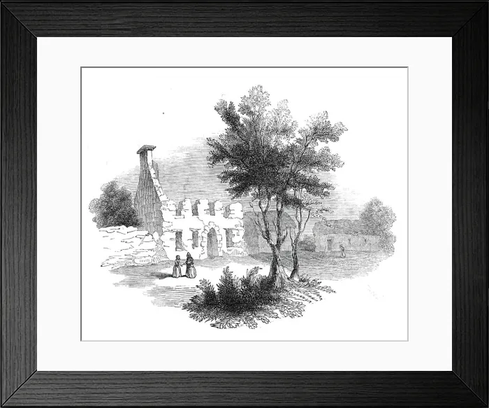 Framed Print : Goldsmiths House, Lissoy, 1845. Creator: Unknown Framed Print : Goldsmiths House, Lissoy, 1845. Creator: Unknown
