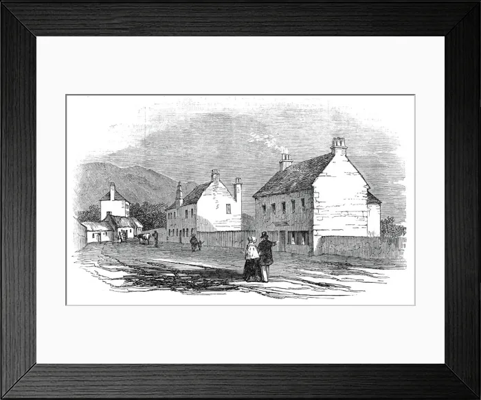 Framed Print : House at Duddingstone, where the Pretender slept on the night before the Battle of Framed Print : House at Duddingstone, where the Pretender slept on the night before the Battle of