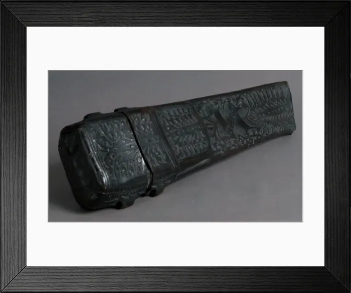 Framed Print : Knife Case, Austrian, 15th-16th century. Creator: Unknown Framed Print : Knife Case, Austrian, 15th-16th century. Creator: Unknown