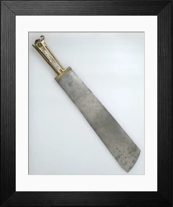 Framed Print : Serving Knife, Austrian, 15th-16th century. Creator: Unknown Framed Print : Serving Knife, Austrian, 15th-16th century. Creator: Unknown