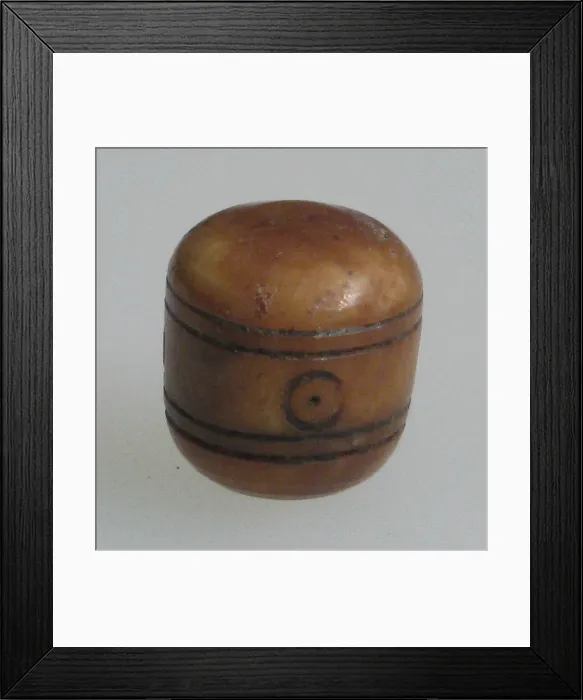 Framed Print : Knob, Coptic, 4th century. Creator: Unknown Framed Print : Knob, Coptic, 4th century. Creator: Unknown