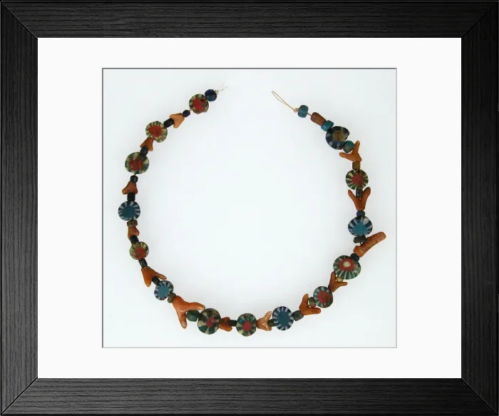 Framed Print : String of Beads, Coptic, 4th-7th century. Creator: Unknown Framed Print : String of Beads, Coptic, 4th-7th century. Creator: Unknown