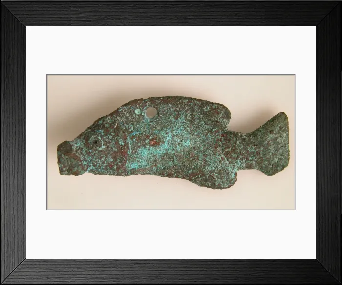 Framed Print : Fish, Coptic, 4th-7th century. Creator: Unknown Framed Print : Fish, Coptic, 4th-7th century. Creator: Unknown