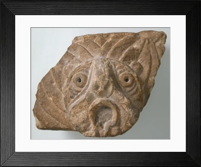 Framed Print : Cornice Relief, Coptic, 4th-7th century. Creator: Unknown Framed Print : Cornice Relief, Coptic, 4th-7th century. Creator: Unknown