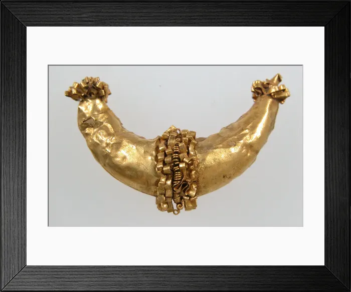 Framed Print : Earring Fragment, Etruscan, 6th-7th century. Creator: Unknown Framed Print : Earring Fragment, Etruscan, 6th-7th century. Creator: Unknown