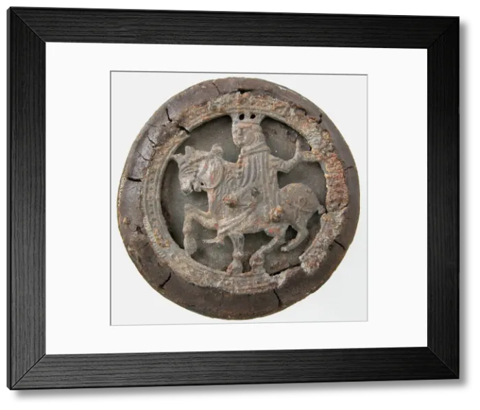 Framed Print : Pilgrims Badge, European, 14th century. Creator: Unknown Framed Print : Pilgrims Badge, European, 14th century. Creator: Unknown