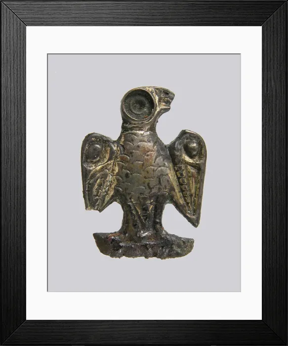 Framed Print : Bird-Shaped Brooch, Frankish, late 6th-early 7th century. Creator: Unknown Framed Print : Bird-Shaped Brooch, Frankish, late 6th-early 7th century. Creator: Unknown