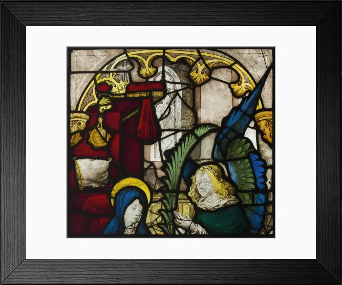 Framed Print : Annunciation of the Death of of the Virgin, French, ca. 1500. Creator: Unknown Framed Print : Annunciation of the Death of of the Virgin, French, ca. 1500. Creator: Unknown