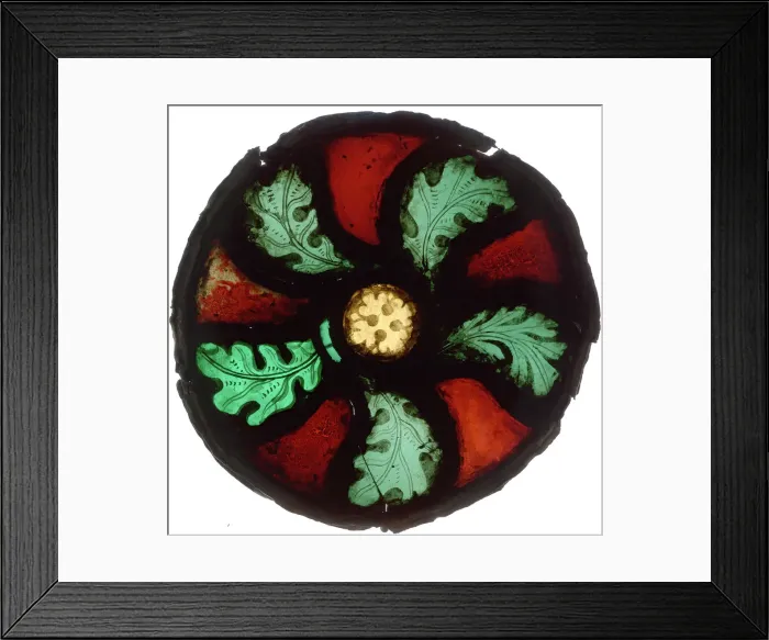 Framed Print : Fragment, French, 14th century. Creator: Unknown Framed Print : Fragment, French, 14th century. Creator: Unknown