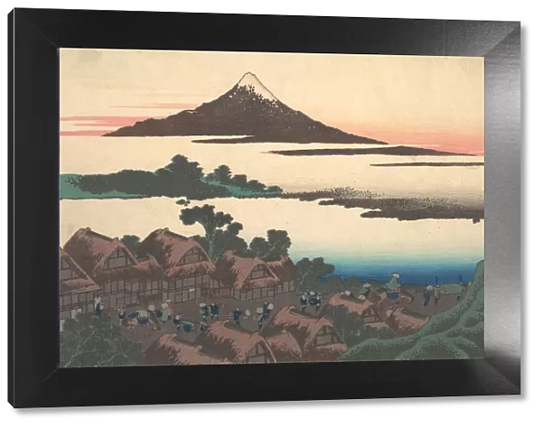 Dawn at Isawa in Kai Province (Koshu Isawa no akatsuki), from the series Thirty-six