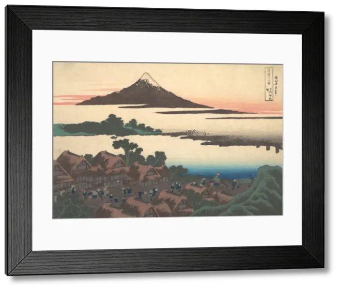 Framed Print : Dawn at Isawa in Kai Province (Koshu Isawa no akatsuki), from the series Thirty-six Framed Print : Dawn at Isawa in Kai Province (Koshu Isawa no akatsuki), from the series Thirty-six