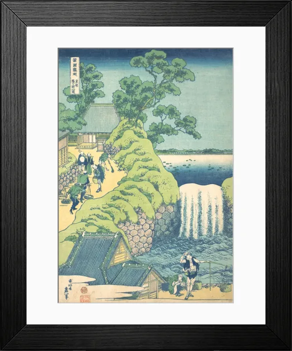 Framed Print : The Falls at Aoigaoka in the Eastern Capital (Toto Aoigaoka no taki) Framed Print : The Falls at Aoigaoka in the Eastern Capital (Toto Aoigaoka no taki)