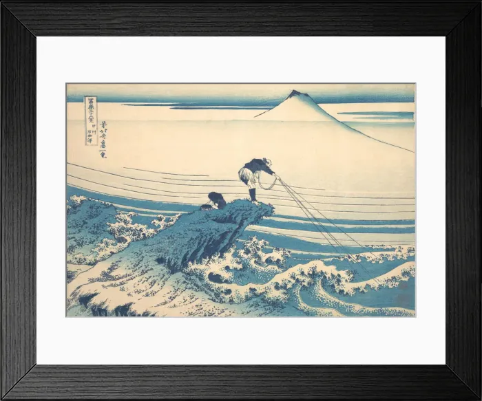 Framed Print : Kajikazawa in Kai Province (Koshu Kajikazawa), from the series Thirty-six Views of