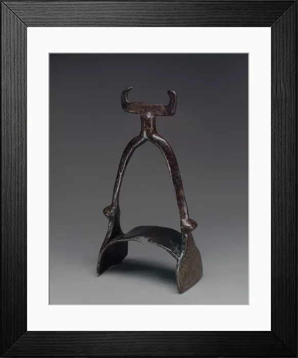 Framed Print : Stirrup, Anglo-Scandinavian, 975-1075. Creator: Unknown Framed Print : Stirrup, Anglo-Scandinavian, 975-1075. Creator: Unknown