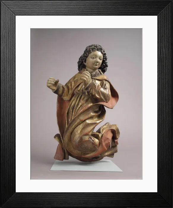 Framed Print : Flying Angel, Austrian, late 15th century. Creator: Unknown Framed Print : Flying Angel, Austrian, late 15th century. Creator: Unknown