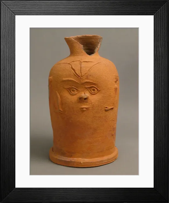 Framed Print : Jar, Coptic, 4th-7th century. Creator: Unknown Framed Print : Jar, Coptic, 4th-7th century. Creator: Unknown