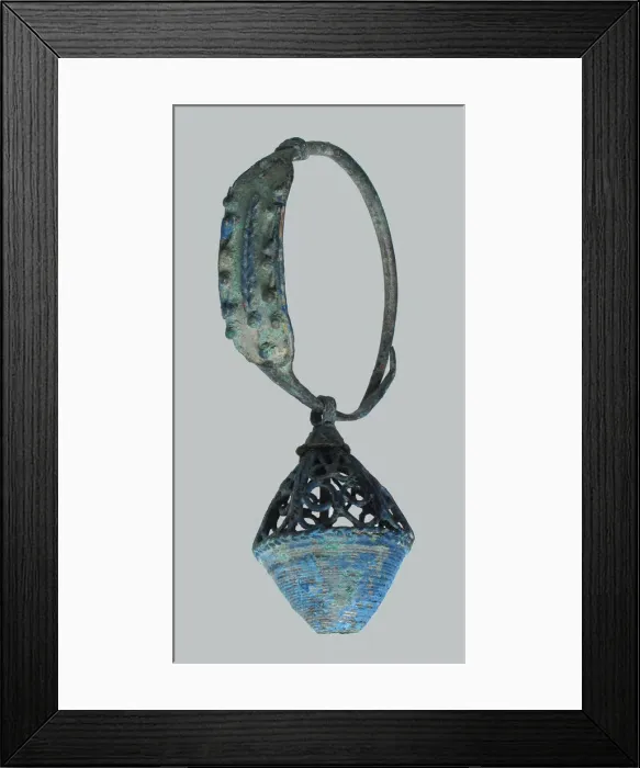 Framed Print : Earring, Avar, 8th-9th century. Creator: Unknown Framed Print : Earring, Avar, 8th-9th century. Creator: Unknown