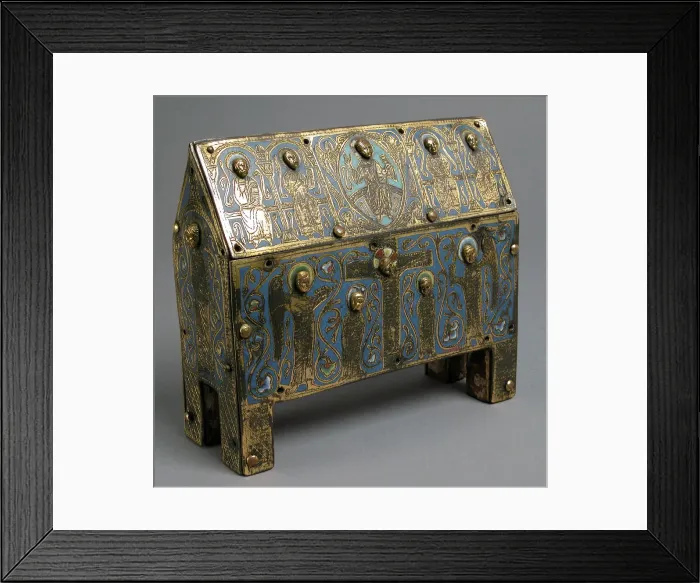 Framed Print : Chasse, French, 13th century (core); 19th century or later (enamels). Creator: Unknown Framed Print : Chasse, French, 13th century (core); 19th century or later (enamels). Creator: Unknown