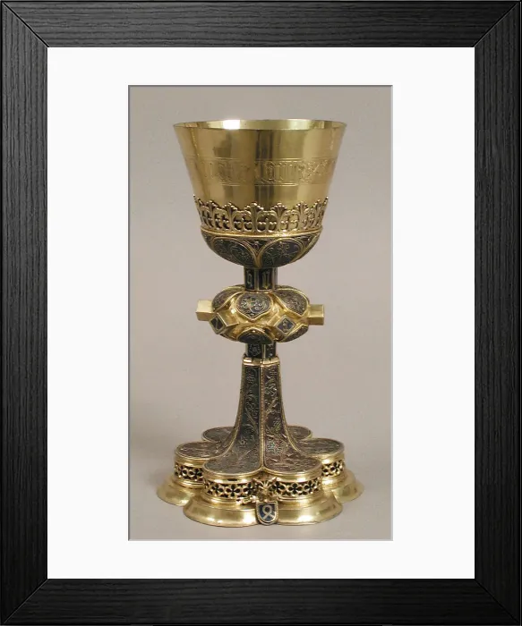 Framed Print : Chalice, Hungarian, ca. 1460-80. Creator: Unknown Framed Print : Chalice, Hungarian, ca. 1460-80. Creator: Unknown