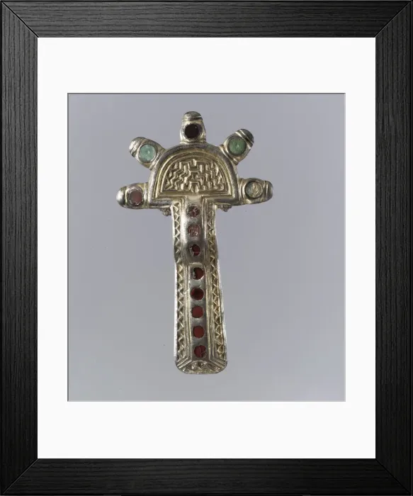 Framed Print : Bow Brooch, Frankish, 500-550. Creator: Unknown Framed Print : Bow Brooch, Frankish, 500-550. Creator: Unknown
