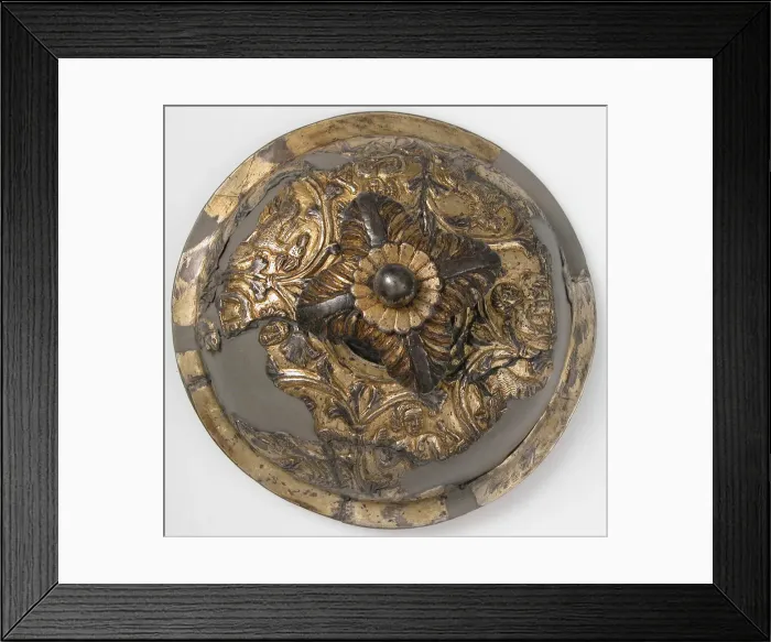 Framed Print : Vessel Cover, Carolingian, ca. 830-850. Creator: Unknown Framed Print : Vessel Cover, Carolingian, ca. 830-850. Creator: Unknown