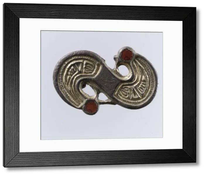 Framed Print : S-Shaped Brooch, Frankish, 6th century. Creator: Unknown Framed Print : S-Shaped Brooch, Frankish, 6th century. Creator: Unknown