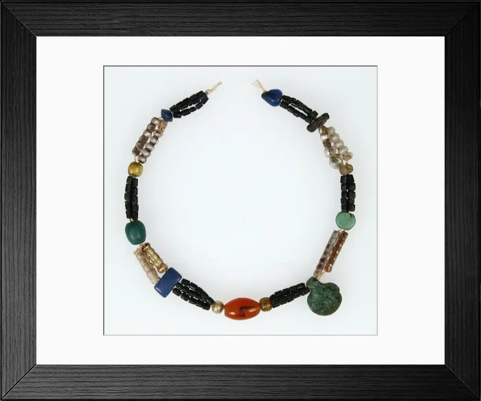 Framed Print : Double String of Beads, Coptic, 4th-7th century. Creator: Unknown Framed Print : Double String of Beads, Coptic, 4th-7th century. Creator: Unknown