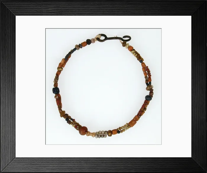 Framed Print : Double String of Beads, Coptic, 4th-7th century. Creator: Unknown Framed Print : Double String of Beads, Coptic, 4th-7th century. Creator: Unknown